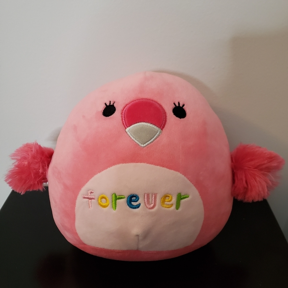 Squishmallows Flamingo Cookie "forever" 7.5 inch Plush Toy